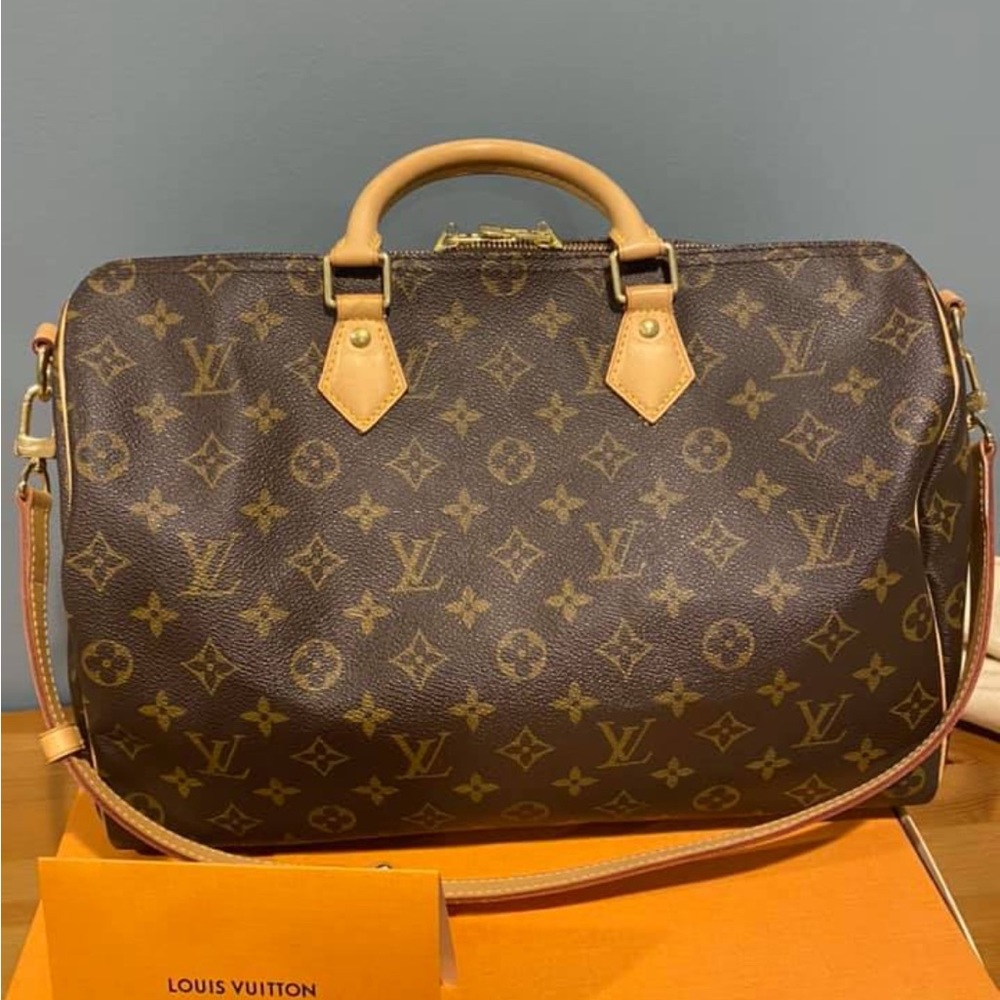 🤎💯Authentic LOuis Vuitton Speedy Bandouliere 35🤎